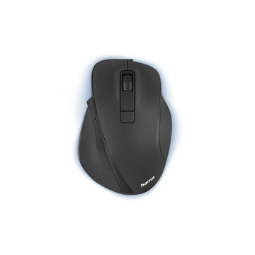 Hama MW-500 Recharge Optical 6-Button Wireless Mouse, Battery, Ergonomic, Black
