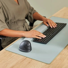 Fellowes Vertical Wireless Mouse Breyta Plus+ Ergonomic Right Handed Vertical Mouse with Antibacterial Protection Medium