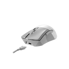 ASUS ROG Gladius III Wireless Aimpoint White Mouse Gaming Right-Hand RF Wireless + Bluetooth + USB Type-A Optical 36000 DPI