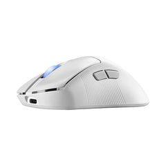 ASUS ROG Keris II Ace Wireless AimPoint White Mouse Gaming Right-Hand RF Wireless + Bluetooth + USB Type-A Optical 42000 DPI