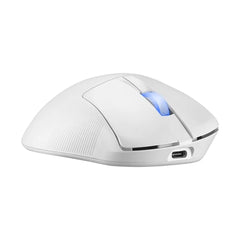 ASUS ROG Keris II Ace Wireless AimPoint White Mouse Gaming Right-Hand RF Wireless + Bluetooth + USB Type-A Optical 42000 DPI
