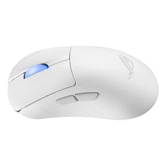 ASUS ROG Keris II Ace Wireless AimPoint White Mouse Gaming Right-Hand RF Wireless + Bluetooth + USB Type-A Optical 42000 DPI