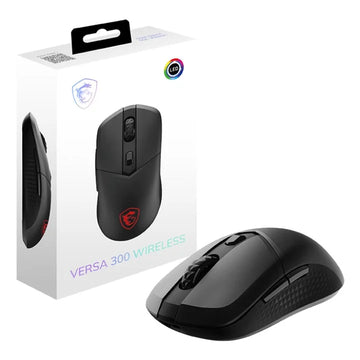 MSI VERSA 300 WIRELESS Mouse Gaming Right-Hand RF Wireless + Bluetooth + USB Type-C Optical 8000 DPI