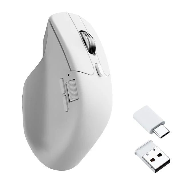 Keychron M6 mouse Universal Right-hand RF Wireless + Bluetooth + USB Type-C Optical 26000 DPI