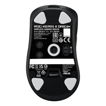 ASUS ROG Keris II Origin BLK Mouse Gaming Right-Hand RF Wireless + Bluetooth + USB Type-A Optical 42000 DPI
