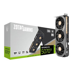 ZOTAC NVIDIA GeForce RTX 5070 Ti SOLID SFF OC 16GB Blackwell Graphics Card