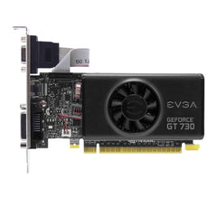 EVGA GeForce GT 730 2GB GDDR5 Low Profile Single Slot Graphics Card
