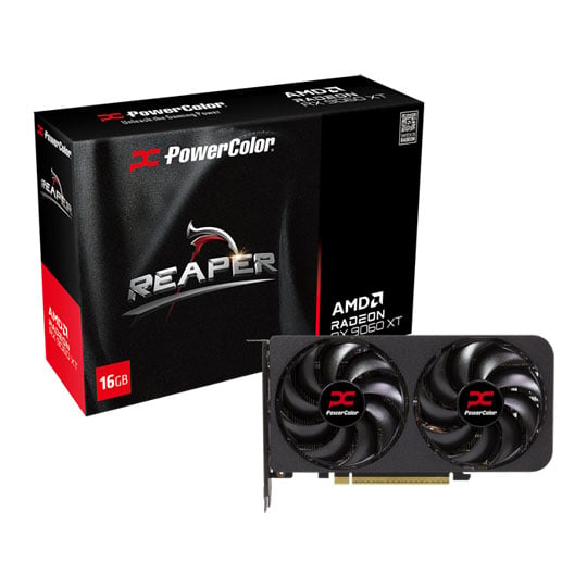PowerColor AMD Radeon RX 9060 XT REAPER 16GB GDDR6 Graphics Card