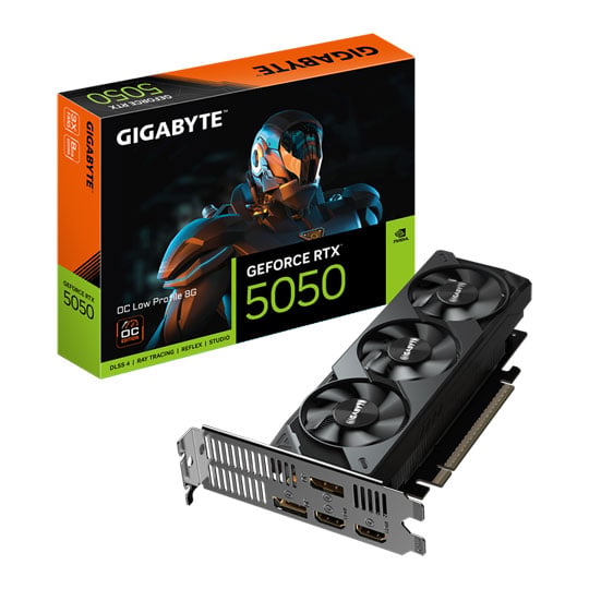 Gigabyte NVIDIA GeForce RTX 5050 OC Low Profile 8GB Blackwell Graphics Card