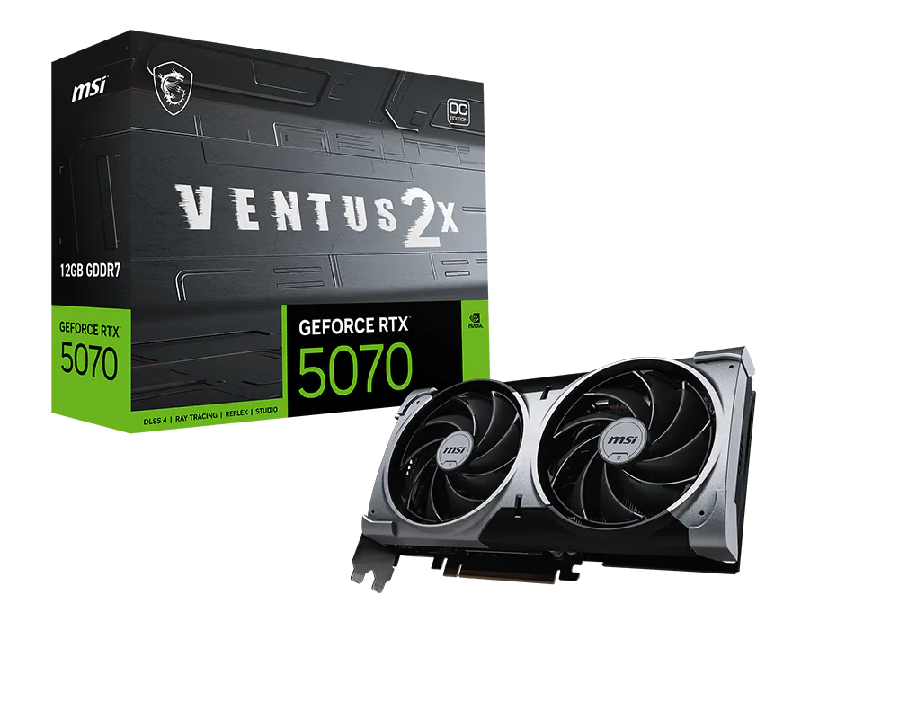 MSI  RTX 5070 12G VENTUS 2X OC