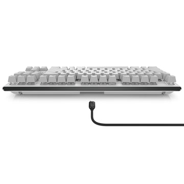 Alienware AW420K, Wired, USB, Mechanical, QWERTY, RGB LED, White