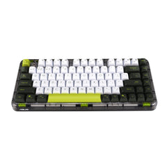 ASUS Jelly75 KD201, 75%, Wired & Wireless, USB + RF Wireless + Bluetooth, Mechanical, Green, White, Black