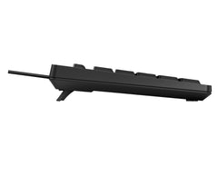 HP 125 Wired Keyboard, Full-size (100%), Wired, USB, Plunger key switch, Black
