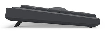 Hama WKM-100, Wireless, RF Wireless, Membrane, QWERTY, Black, Mouse included