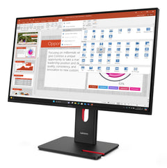 Lenovo ThinkVision T27-40 Monitor, 68.6 cm (27"), 1920 x 1080 pixels, Full HD, LED, 6 ms, Black