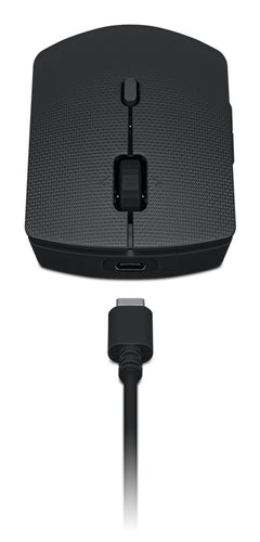 Lenovo 4X31R64317, Wireless, RF Wireless + Bluetooth, Scissor key switch, AZERTY, Grey, Mouse included