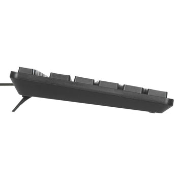 Targus AKM622UK, Full-size (100%), Wired, USB, QWERTY, Black, Mouse included