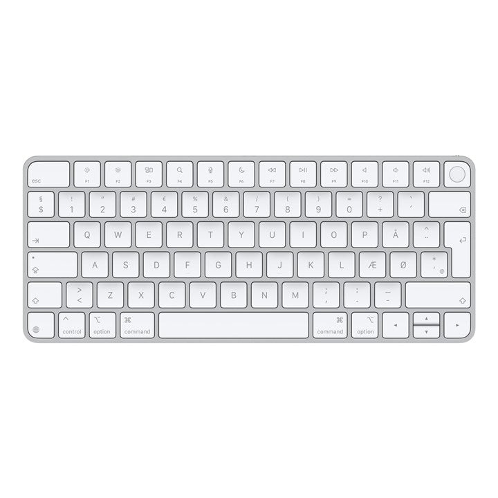 Apple Magic, Mini, Wired & Wireless, USB + Bluetooth, QWERTY, White