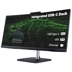 Acer CB3 Vero CB343CUR D Widescreen LED Monitor, 86.4 cm (34"), 3440 x 1440 pixels, UltraWide Quad HD, LED, 4 ms, Black