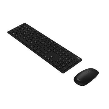 ASUS W5000, Full-size (100%), Wireless, RF Wireless, Membrane, Black, Mouse included