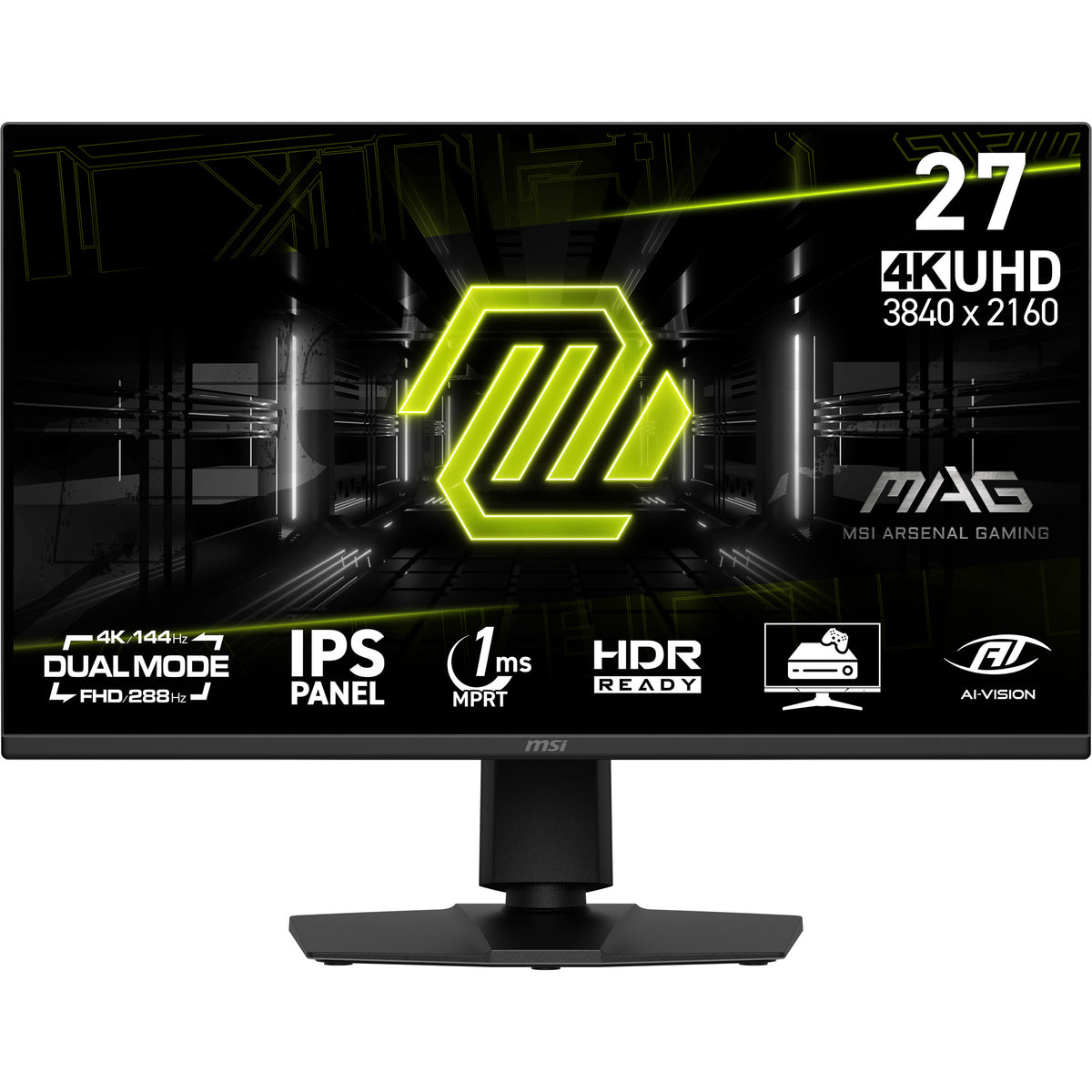 MSI MAG 275UPD E14, 68.6 cm (27"), 3840 x 2160 pixels, 4K Ultra HD, Black