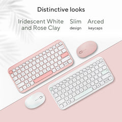 ASUS Marshmallow Keyboard KW100, 75%, Wireless, Bluetooth, Scissor key switch, White