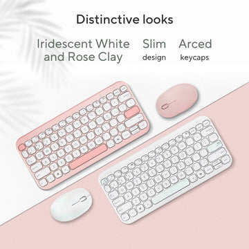 ASUS Marshmallow Keyboard KW100, 75%, Wireless, Bluetooth, Scissor key switch, White