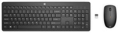 HP 235 Wireless Mouse and Keyboard Combo, Full-size (100%), Wireless, RF Wireless, Membrane, Black, Mouse included
