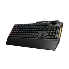 ASUS TUF Gaming K1 RGB, Full-size (100%), Wired, USB, Membrane, RGB LED, Black