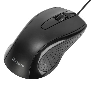 Targus BUS0423UK, Full-size (100%), Wired, USB, QWERTY, Black, Mouse included
