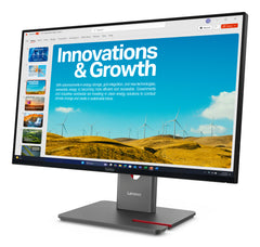 Lenovo ThinkVision P24QD-40, 2560 x 1440 pixels, Wide Quad HD, LED, Black