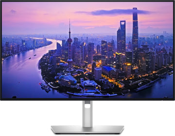 DELL UltraSharp U2725QE, 68.6 cm (27"), 3840 x 2160 pixels, 4K Ultra HD, LCD, 8 ms, Black, Silver