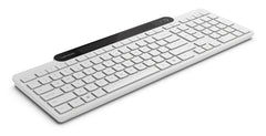 Lenovo 800, Full-size (100%), Wireless, Bluetooth, Plunger key switch, White