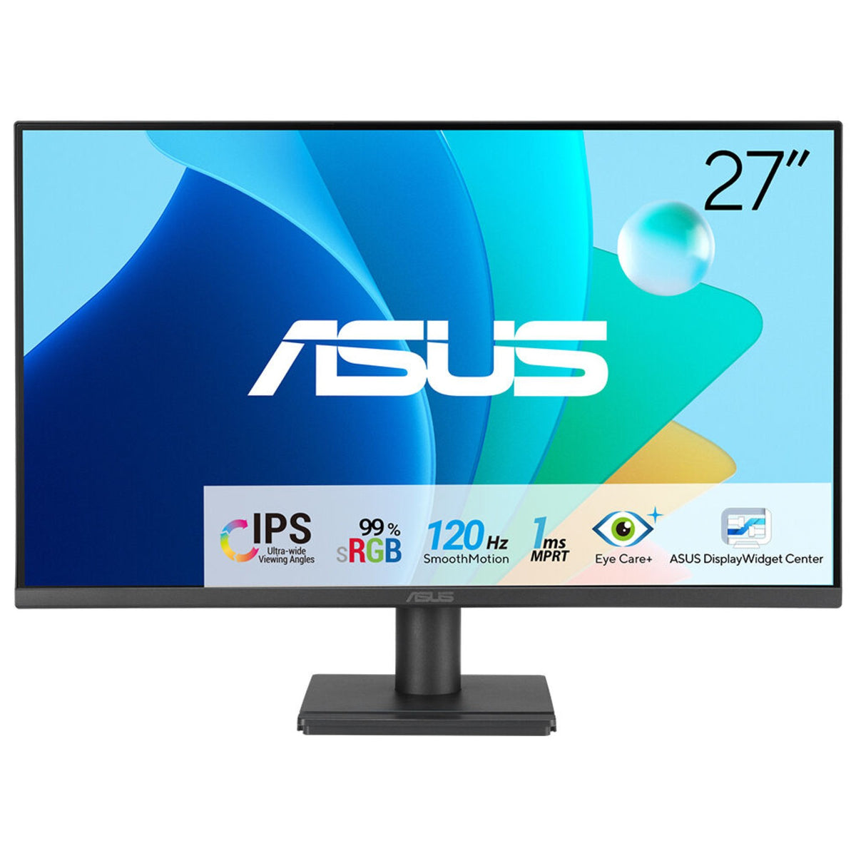 ASUS VA279HG, 68.6 cm (27"), 1920 x 1080 pixels, Full HD, LCD, 1 ms, Black