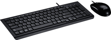 MSI USB Combo Copilot PRO_UK, Wired, USB, Membrane, QWERTY, Black, Mouse included