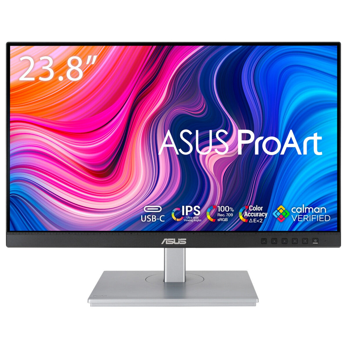 ASUS PA247CV, 60.5 cm (23.8"), 1920 x 1080 pixels, Full HD, LED, 5 ms, Black, Silver