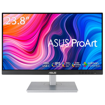 ASUS PA247CV, 60.5 cm (23.8"), 1920 x 1080 pixels, Full HD, LED, 5 ms, Black, Silver