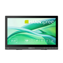 Hannspree HT165HPB, 39.6 cm (15.6"), 1920 x 1080 pixels, Full HD, LCD, 15 ms, Black