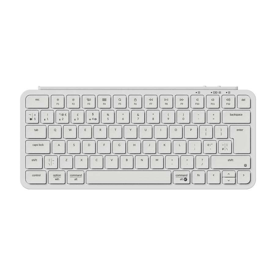 Keychron B1 Pro, 75%, Wired & Wireless, USB + RF Wireless + Bluetooth, Mechanical, QWERTY, Ivory