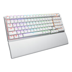 ASUS ROG Strix Scope II 96 Wireless, 96%, Wired & Wireless, USB + RF Wireless + Bluetooth, Mechanical, RGB LED, White