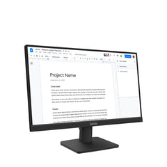 Lenovo ThinkVision S22-4e Monitor, 54.6 cm (21.5"), 1920 x 1080 pixels, Full HD, LED, 6 ms, Black