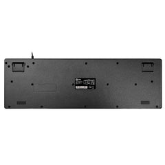 VIDA REBEL 2IN1 BLACK USB DESK KIT, Wired, USB, Membrane, QWERTY, RGB LED, Black