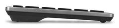 Kensington KB435 EQ Rechargeable Multi-Device Compact Keyboard, Tenkeyless (80 - 87%), Wireless, RF Wireless + Bluetooth, Scissor key switch, Grey
