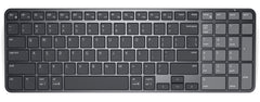 DELL Pro 7 KB746, Full-size (100%), Wireless, RF Wireless + Bluetooth, Scissor key switch, QWERTY, Graphite