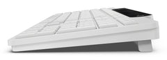 Lenovo 800, Full-size (100%), Wireless, Bluetooth, Plunger key switch, White