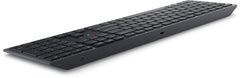 DELL Pro Premium Collaboration Keyboard - KB900 - US International (QWERTY), Full-size (100%), Wireless, RF Wireless + Bluetooth, Scissor key switch, QWERTY, Graphite