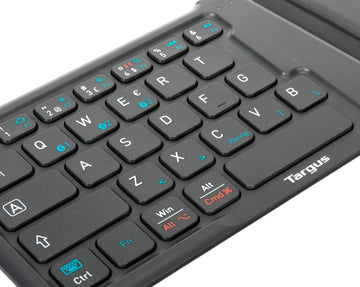 Targus AKF003NO, Mini, Wireless, Bluetooth, QWERTY, Black