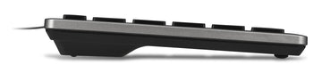 Kensington KB515 EQ USB-C/USB-A Wired Keyboard, Full-size (100%), Wired, USB, Scissor key switch, Grey