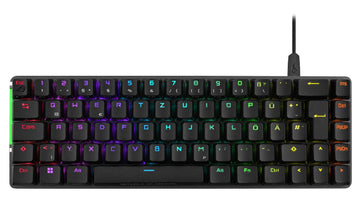 ASUS ROG Falchion Ace, Wired, USB, Mechanical, QWERTY, RGB LED, Black