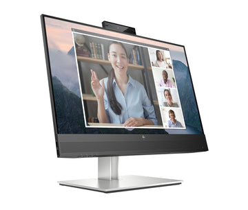 HP E24mv G4, 60.5 cm (23.8"), 1920 x 1080 pixels, Full HD, 5 ms, Black, Silver